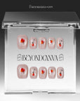 Scarlet Poppy Handmade Press On Nails