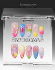 Glass Petals(Random Flower Colors) Handmade Press On Nails