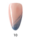 Side Bangs French Long Almond Palette Handmade Press On Nails
