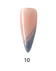 Side Bang French Extra Long Stelitto Palette Handmade Press On Nails