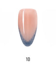 V Letter French Long Almond Palette Handmade Press On Nails