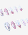 Ribbon Handmade Press On Nails