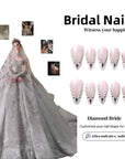 Diamond Bride Handmade Press On Nails