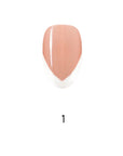 V Letter French Medium Oval Palette Handmade Press On Nails