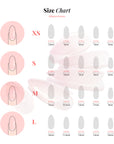 Dewy Blossom Sparkle Handmade Press On Nails