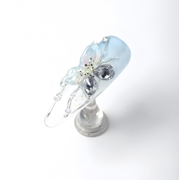 Serenity Bloom Handmade Press On Nails