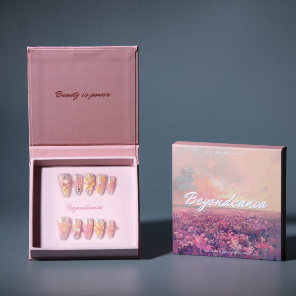 Pastel Bloom Handmade Press On Nails