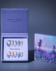 Iris Bloom Handmade Press On Nails