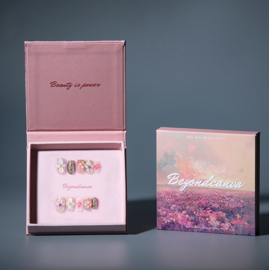 Spring Picnic Handmade Press On Nails下架