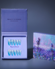 Blue Mirage Handmade Press On Nails