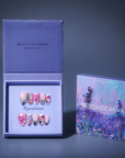 Galaxy Garden Handmade Press On Nails