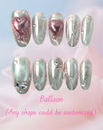 Pink Babies Handmade Press On Nails