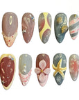 Coral Kiss Handmade Press On Nails