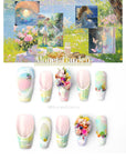Monet Garden Handmade Press On Nails
