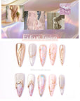 Radiant Fusion Handmade Press On Nails