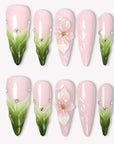 Blossom Fantasy Handmade Press On Nails