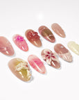 Floral Tide Handmade Press On Nails