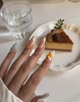 Sea Bloom Handmade Press On Nails