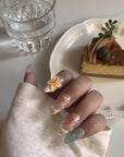 Sea Bloom Handmade Press On Nails