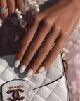 Crystal Crown Handmade Press On Nails