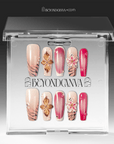 Sakura Blaze Handmade Press On Nails