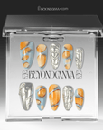 Solar Pulse Handmade Press On Nails