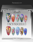 Aurora Petals Handmade Press On Nails