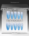 Blue Mirage Handmade Press On Nails