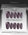 Cocoa Dots Handmade Press On Nails