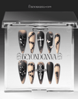 Gothic Elegance Handmade Press On Nails