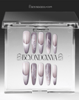 Himalayan Mist Handmade Press On Nails
