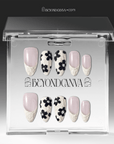 Chalk Floral Handmade Press On Nails