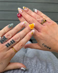 Sea Bloom Handmade Press On Nails