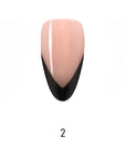 V Letter French Long Almond Palette Handmade Press On Nails