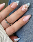 Eternal Bloom Handmade Press On Nails