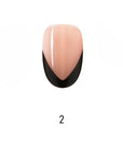 V Letter French Medium Oval Palette Handmade Press On Nails
