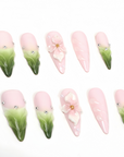 Blossom Fantasy Handmade Press On Nails