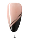 Side Bangs French Long Almond Palette Handmade Press On Nails