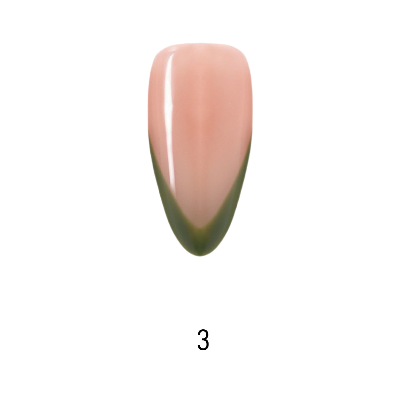 V Letter French Long Almond Palette Handmade Press On Nails