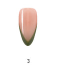 V Letter French Long Almond Palette Handmade Press On Nails