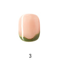 Wave French Short Oval Palette Handmade Press On Nails