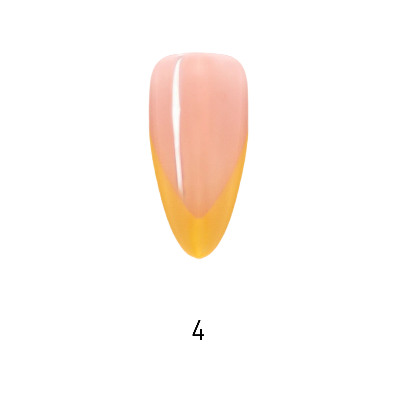 V Letter French Long Almond Palette Handmade Press On Nails