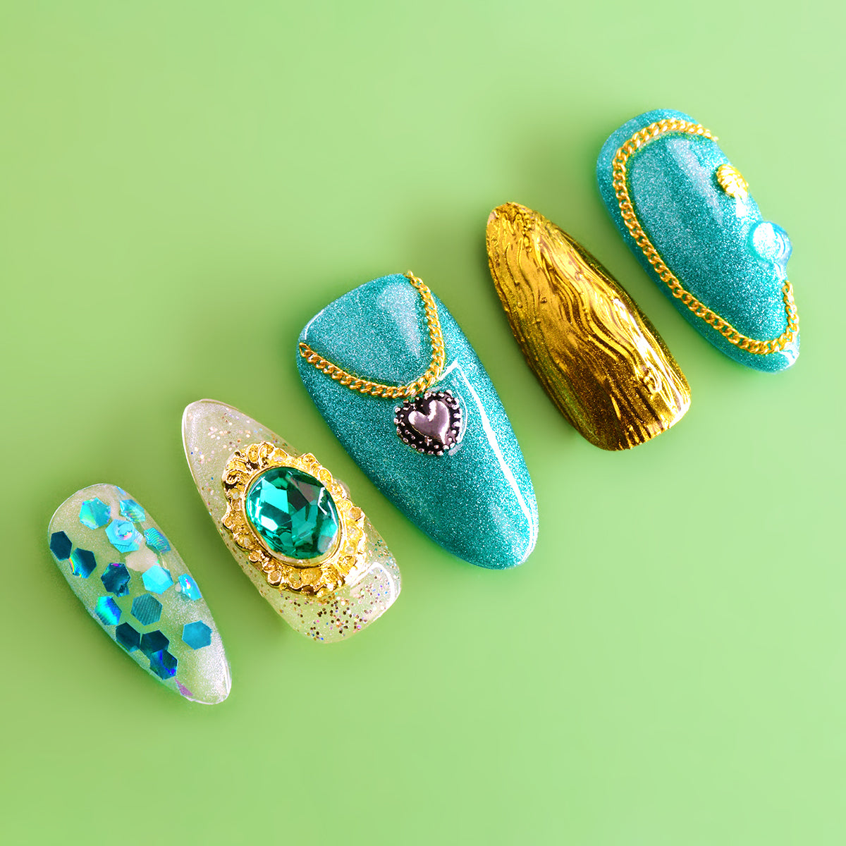Arabian Nights Handmade Press On Nails
