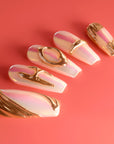 Iridescent Majesty Handmade Press On Nails