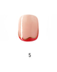 Wave French Short Oval Palette Handmade Press On Nails