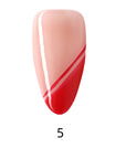 Side Bangs French Long Almond Palette Handmade Press On Nails