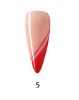Side Bang French Extra Long Stelitto Palette Handmade Press On Nails