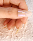 Golden Pearl Harmony Handmade Press On Nails
