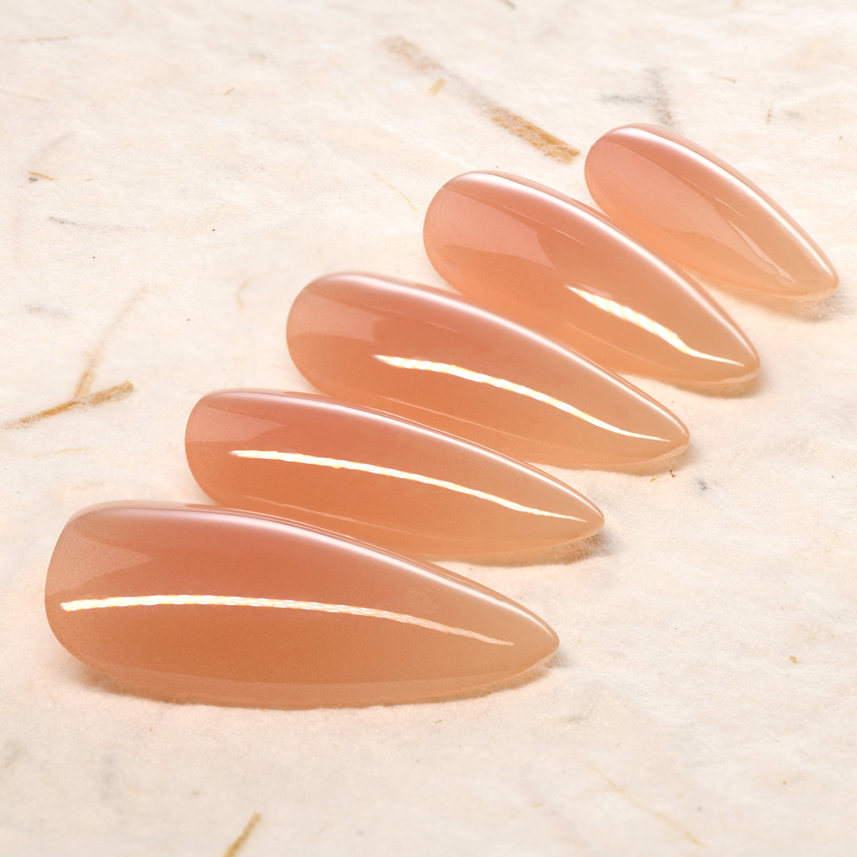Peachy Nude Handmade Press On Nails