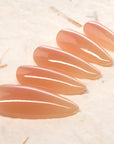 Peachy Nude Handmade Press On Nails